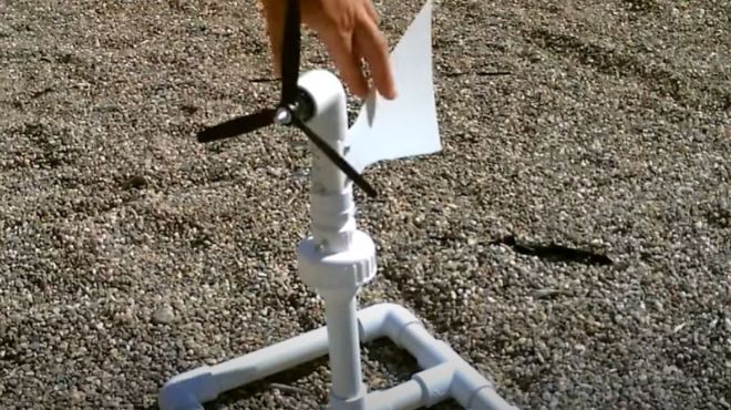 Homemade Wind Turbine Generator image 1